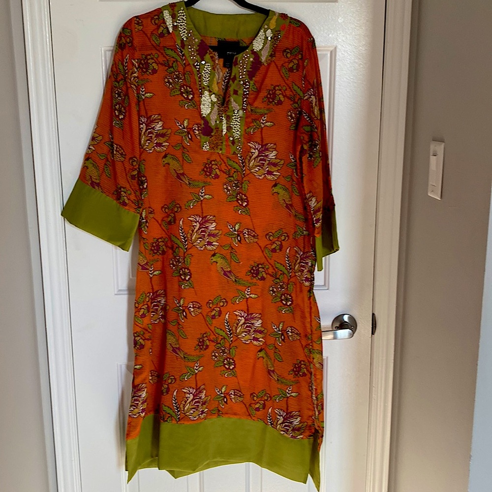 Rara Avis by Iris Apfel midi dress.